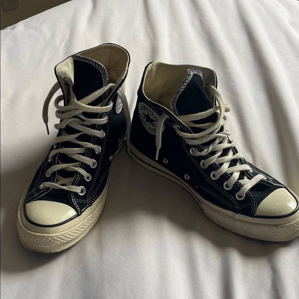 Converse Black and White High-Top Sneakers